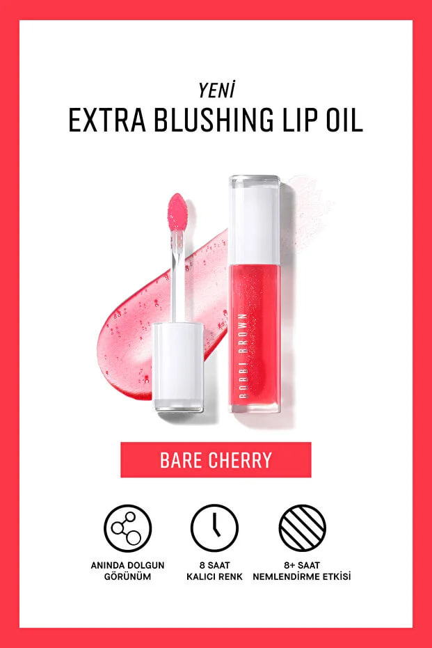 Bobbi Brown  Extra Blushing Lip Oil Moisturizing Tinted Lip Oil - Bare Cherry