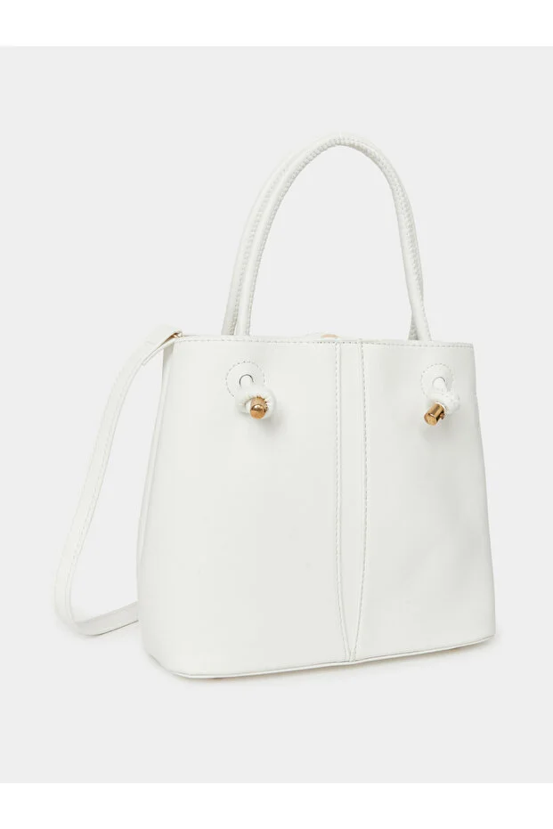 Styli Knot Dual Handle Handbag with Zip Closure