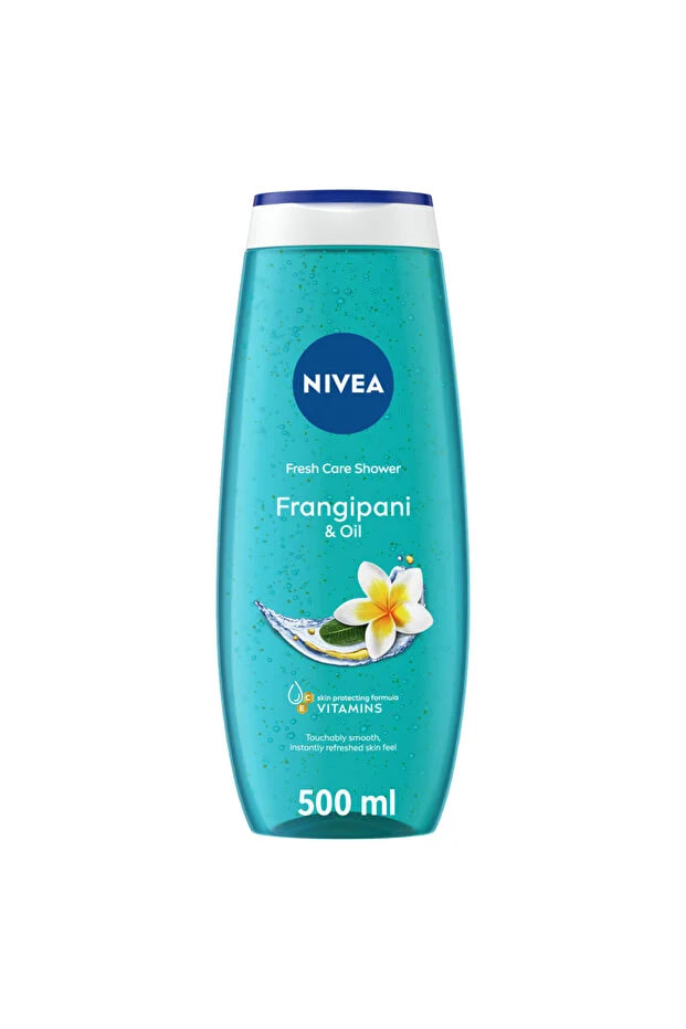 NIVEA Frangipani & Oil Shower Gel, Refreshing Body Wash Floral Scent, 500ml