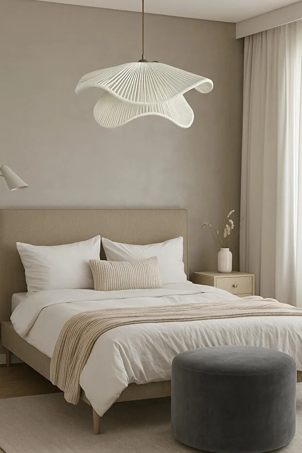 AFRALYAHOME  Handmade Scandinavian Rustic Single Pendant Chandelier (Socket Included)